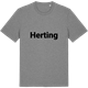 Mid Heather Gray t-shirt med Herting fetstil t-shirt