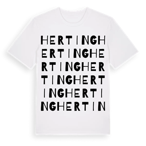 Herting ordlek t-shirt – ekologisk bomull t-shirt från Pinshirt