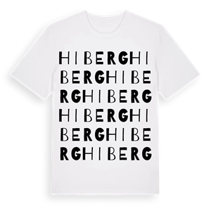 Hiberg ordlek t-shirt – ekologisk bomull t-shirt från Pinshirt