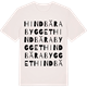 Vintage White t-shirt med Hindbärabygget ordlek t-shirt