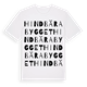 Hindbärabygget ordlek t-shirt