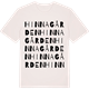 Vintage White t-shirt med Hinnagården ordlek t-shirt