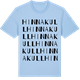 Blue Soul t-shirt med Hinnakull ordlek t-shirt