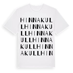 Hinnakull ordlek t-shirt – ekologisk bomull t-shirt från Pinshirt
