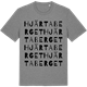 Mid Heather Gray t-shirt med Hjärtaberget ordlek t-shirt