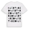 Hjärtared ordlek t-shirt