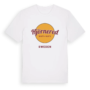 Hjörnered cirkel t-shirt – ekologisk bomull t-shirt från Pinshirt
