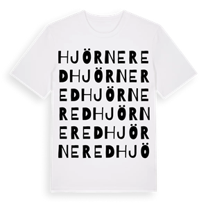 Hjörnered ordlek t-shirt – ekologisk bomull t-shirt från Pinshirt