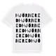 Hjörnered ordlek t-shirt