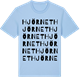 Blue Soul t-shirt med Hjörnet ordlek t-shirt