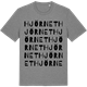 Mid Heather Gray t-shirt med Hjörnet ordlek t-shirt