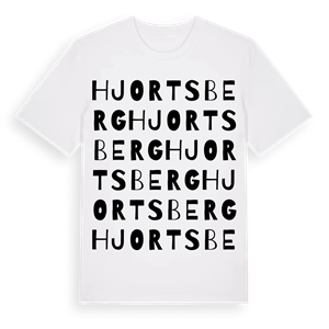Hjortsberg ordlek t-shirt – ekologisk bomull t-shirt från Pinshirt