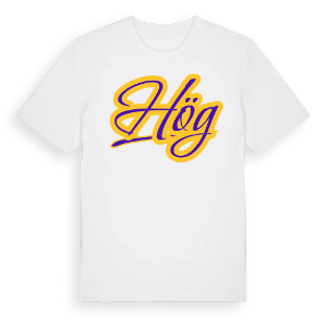 Hög baseball t-shirt – ekologisk bomull t-shirt från Pinshirt
