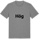 Mid Heather Gray t-shirt med Hög fetstil t-shirt