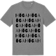 Mid Heather Gray t-shirt med Höga ordlek t-shirt
