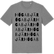 Mid Heather Gray t-shirt med Högabjär ordlek t-shirt