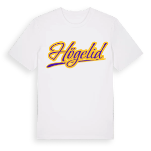 Högelid baseball t-shirt – ekologisk bomull t-shirt från Pinshirt