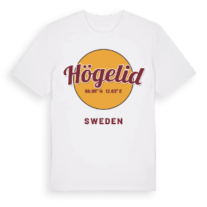 Högelid cirkel t-shirt – ekologisk bomull t-shirt från Pinshirt