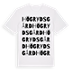 Högryds gård ordlek t-shirt