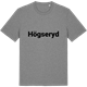Mid Heather Gray t-shirt med Högseryd fetstil t-shirt