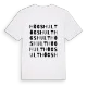 Högshult ordlek t-shirt
