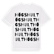Högshult ordlek t-shirt