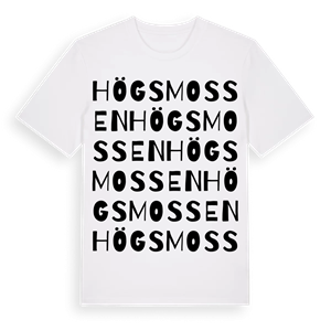 Högsmossen ordlek t-shirt – ekologisk bomull t-shirt från Pinshirt