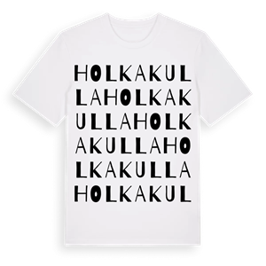 Holkakulla ordlek t-shirt – ekologisk bomull t-shirt från Pinshirt