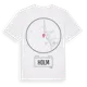 White t-shirt med Holm t-shirt