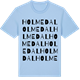 Blue Soul t-shirt med Holmedal ordlek t-shirt