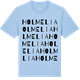 Blue Soul t-shirt med Holmelia ordlek t-shirt