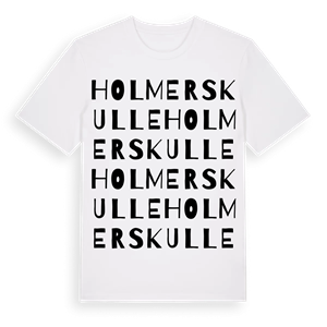 Holmerskulle ordlek t-shirt – ekologisk bomull t-shirt från Pinshirt
