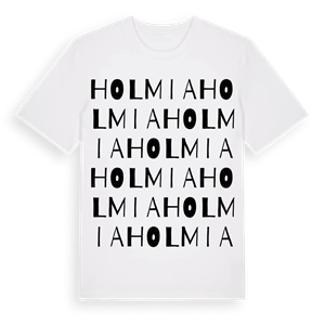 Holmia ordlek t-shirt – ekologisk bomull t-shirt från Pinshirt