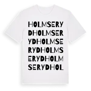 Holmseryd ordlek t-shirt – ekologisk bomull t-shirt från Pinshirt