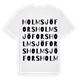 Holmsjöfors ordlek t-shirt