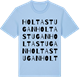 Blue Soul t-shirt med Holtastugan ordlek t-shirt