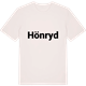 Vintage White t-shirt med Hönryd fetstil t-shirt