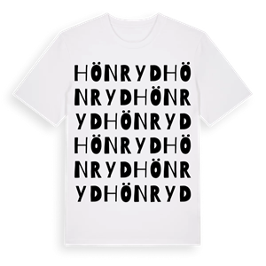 Hönryd ordlek t-shirt – ekologisk bomull t-shirt från Pinshirt