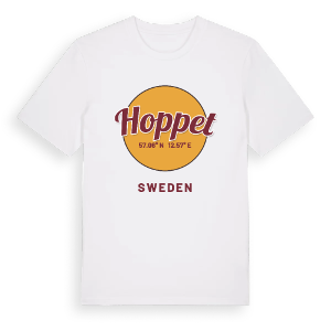 Hoppet cirkel t-shirt – ekologisk bomull t-shirt från Pinshirt