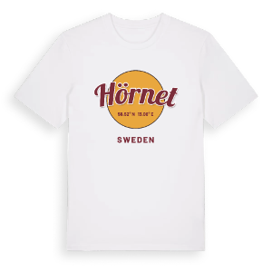 Hörnet cirkel t-shirt – ekologisk bomull t-shirt från Pinshirt