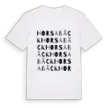 Horsabäck ordlek t-shirt