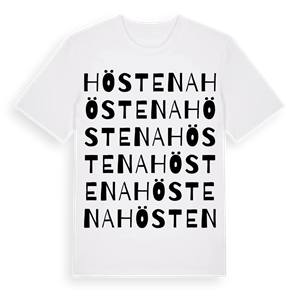Höstena ordlek t-shirt – ekologisk bomull t-shirt från Pinshirt