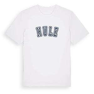 Hule college t-shirt – ekologisk bomull t-shirt från Pinshirt