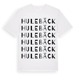 Hulebäck ordlek t-shirt – ekologisk bomull t-shirt från Pinshirt