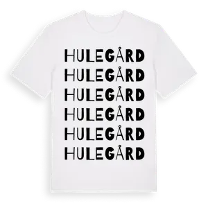 Hulegård ordlek t-shirt – ekologisk bomull t-shirt från Pinshirt