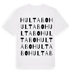 Hultabo ordlek t-shirt – ekologisk bomull t-shirt från Pinshirt