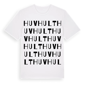 Huvhult ordlek t-shirt – ekologisk bomull t-shirt från Pinshirt
