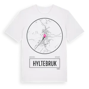 Hyltebruk t-shirt – ekologisk bomull t-shirt från Pinshirt