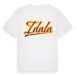 Idala baseball t-shirt – ekologisk bomull t-shirt från Pinshirt