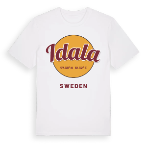 Idala cirkel t-shirt – ekologisk bomull t-shirt från Pinshirt